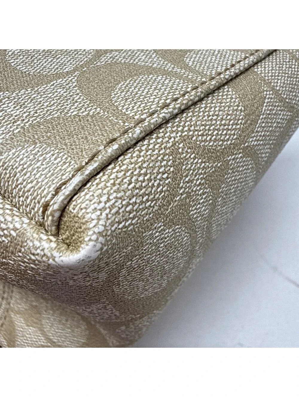 Coach Signature Stripe Demi Bag Small